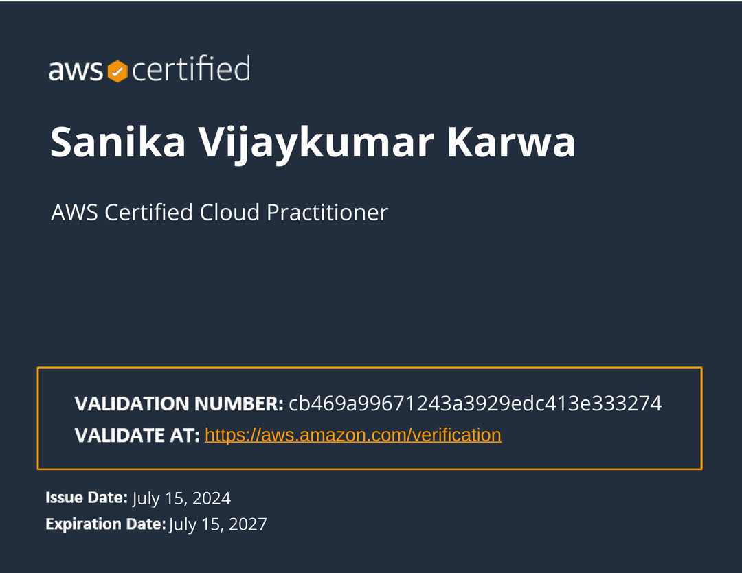 AWS Certified Cloud Practitioner